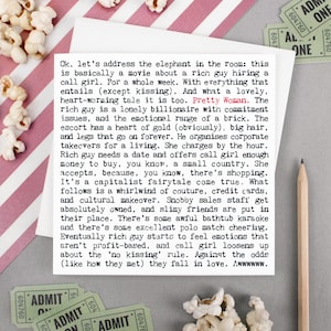 Pretty Woman Movie Plot Greeting Card For Film Lovers GC1650