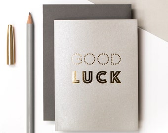Good Luck Card, Exam Card, Cute Mini Celebration GC751