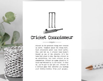 Cricket Birthday Card GC037-1