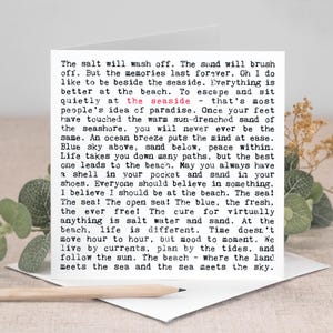 Seaside Zitate Karte GC1717