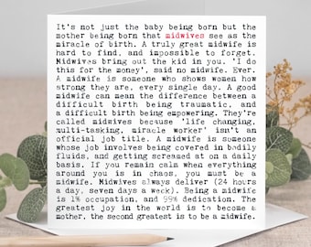 Midwife Card GC1713