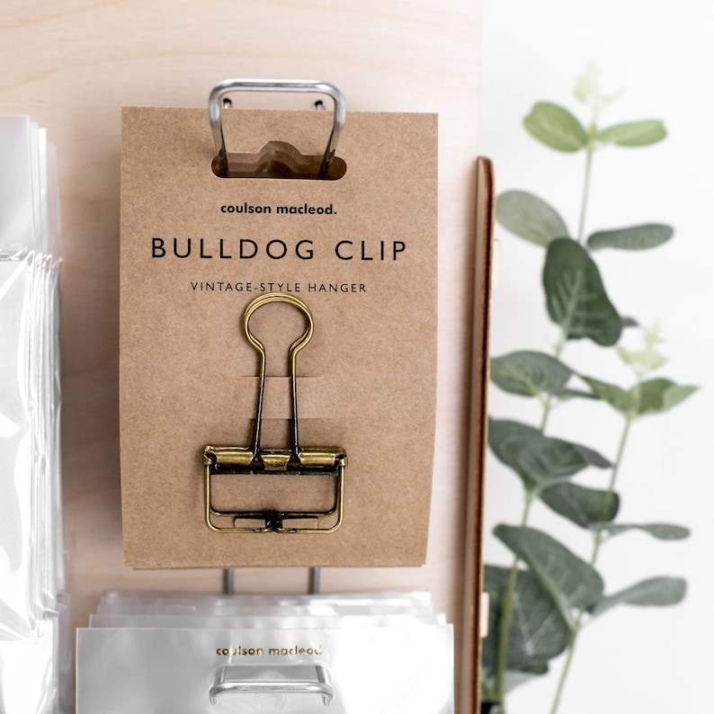 Vintagestyle Metal Bulldog Clip for Hanging Plaques and Etsy