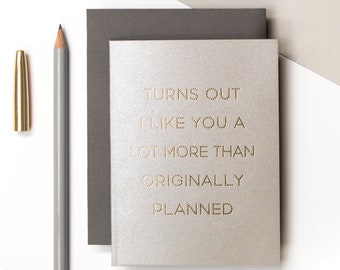 Mini Love Card, I Like You Funny Anniversary Card GC747