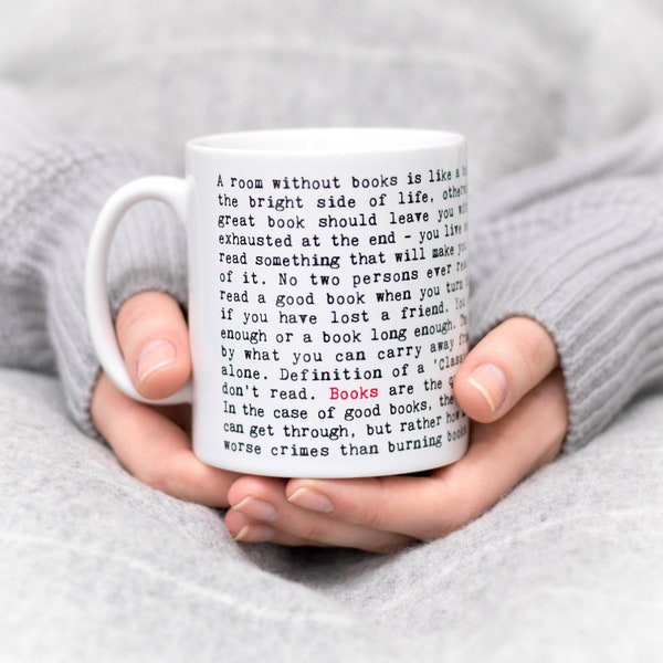 Book Lover Mug Etsy