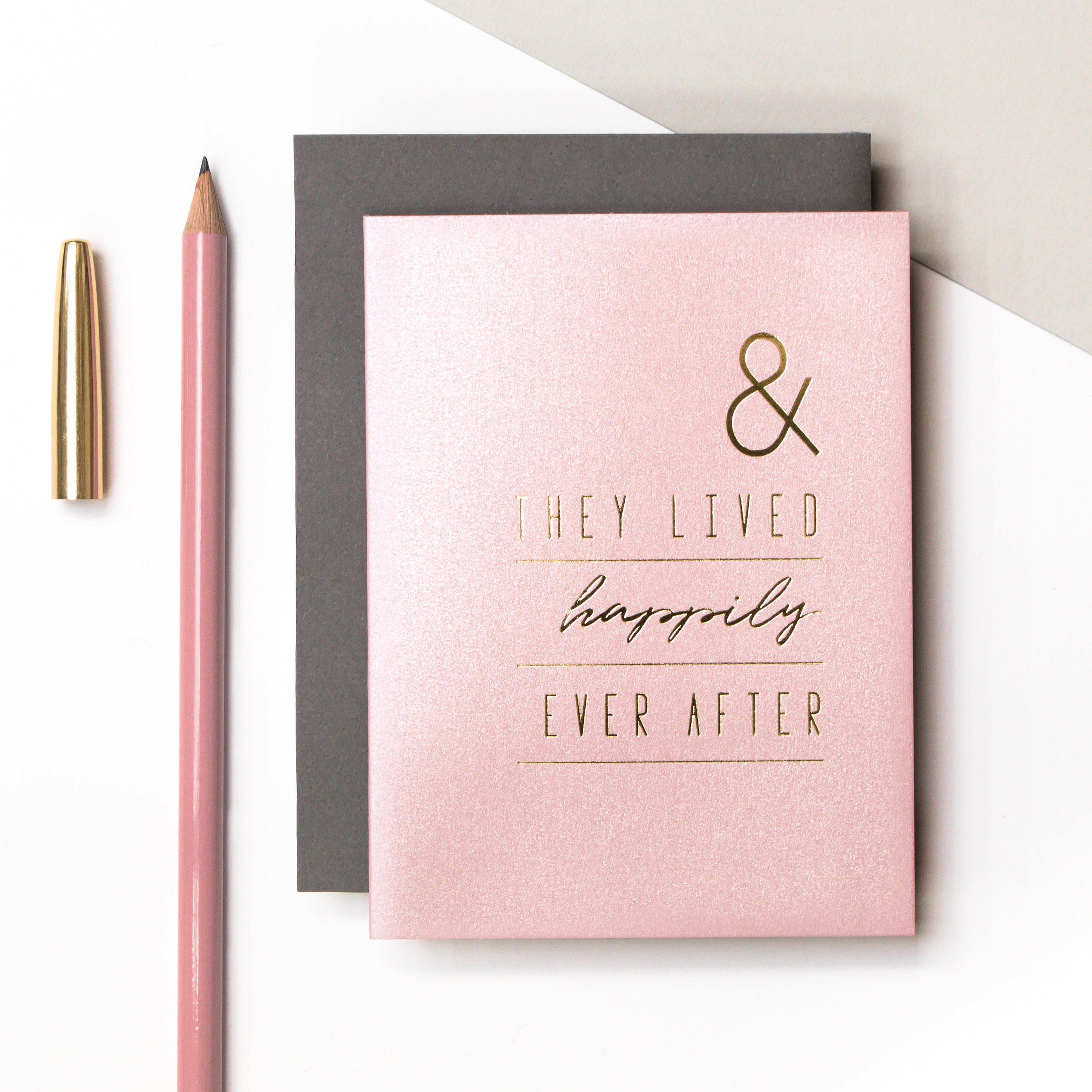 Gold Foil Hey You Blank Inside