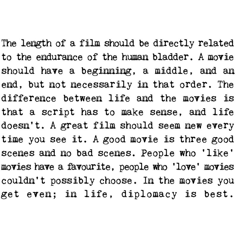 Movie Buff Birthday Card GC1398 Etsy UK