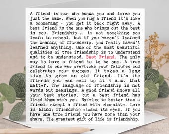 Tarjeta con frases de amistad para mejores amigos GC856
