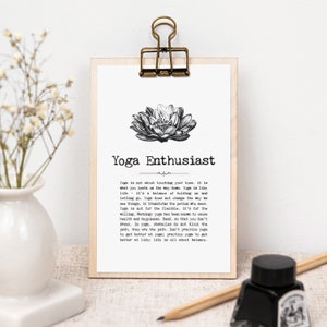 Yoga Gift, Yoga Sign On Wood WS1476