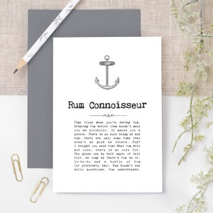 Verjaardagskaart rum, grappige rumcitaten GC1489-1
