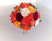 CENTERPIECES Burnt orange marigold Paper flowers diwali Fiesta Mexico Table decor indian wedding frida kahlo Bridal Baby Shower marigold