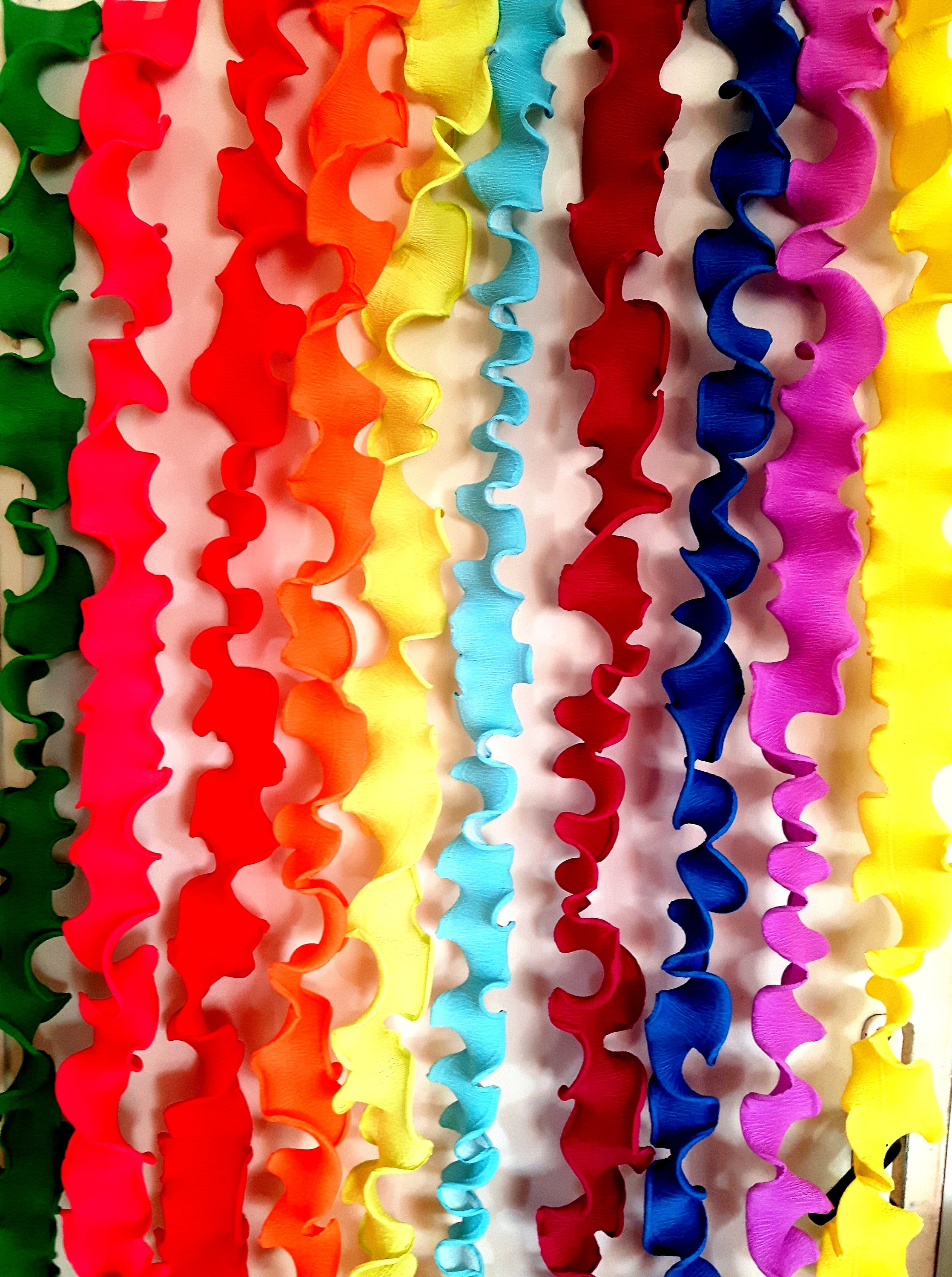 12 Rolls Crepe Paper Streamers, 12 Colors Streamers Party Supplies for  Birthday Party Baby Shower Rainbow DIY Christmas Halloween Wedding Ceremony