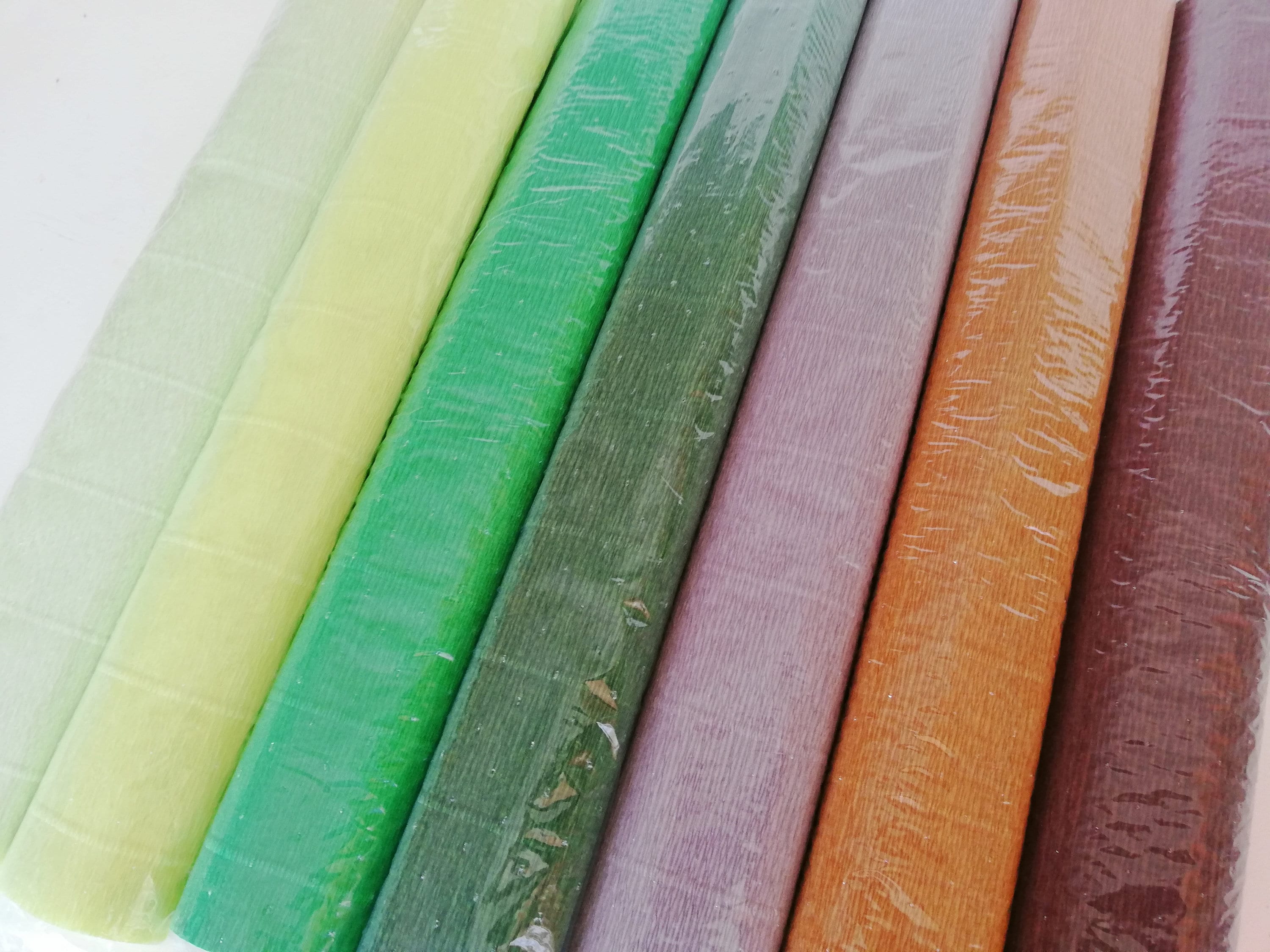 5 Crepe Paper Rolls any colors Crepe Paper for large paper Etsy