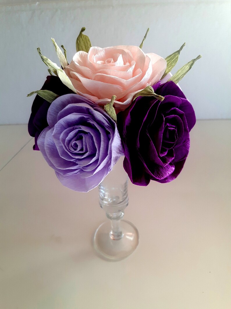 Encanto Birthday Party Centerpiece Paper Flowers Lavender Etsy Ireland