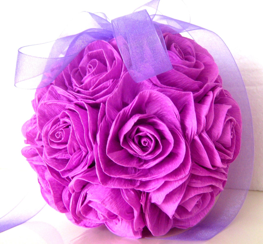 Centerpieces Isabela Encanto Birthday Crepe Paper Flowers Etsy
