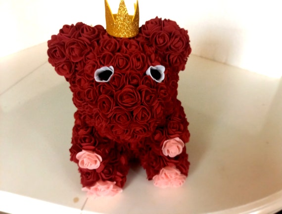 Rose Bear Flower, Quinceañera Last Doll Teddy Bear Mothers Day, Baby shower Girl, gift for Mom, Gift girlfriend, Teen Girl Birthday Quince Il_570xn