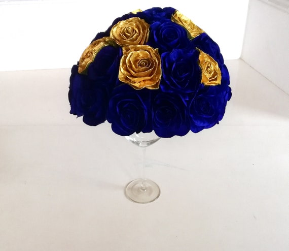 Centerpieces Gold Royal Boy Prince Navy Baby Blue Paper Etsy