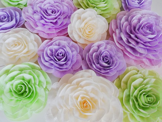 60cm*10m/ Roll Candy Color Flower Wrapping Paper Rose Wedding