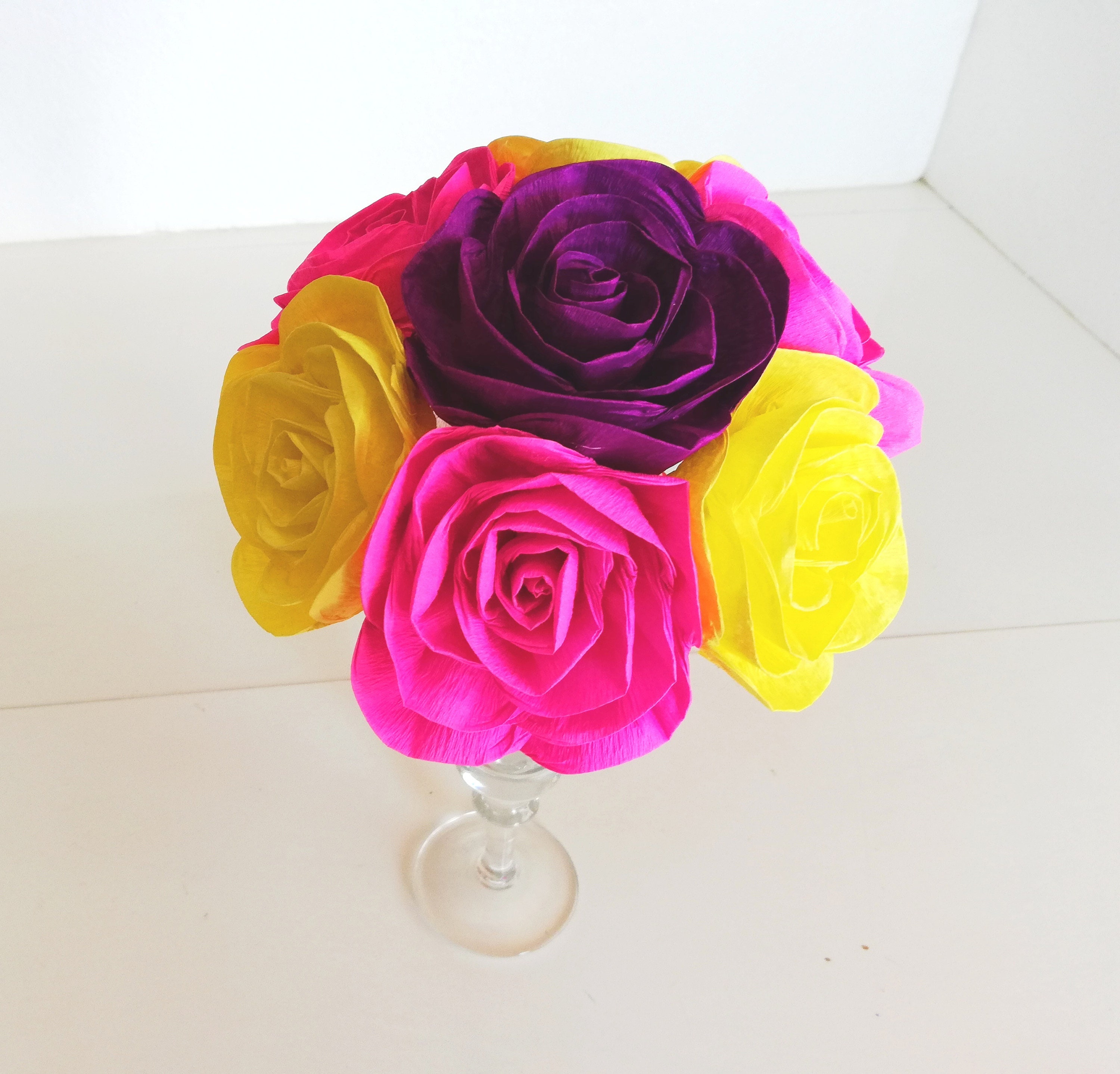 Fiesta Centerpiece Paper Flowers Mexico Paper Flowers Etsy