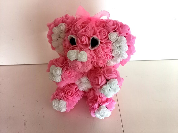 rose bear Gifts for Women Girlfriend Daughter Mom, Flower Bear