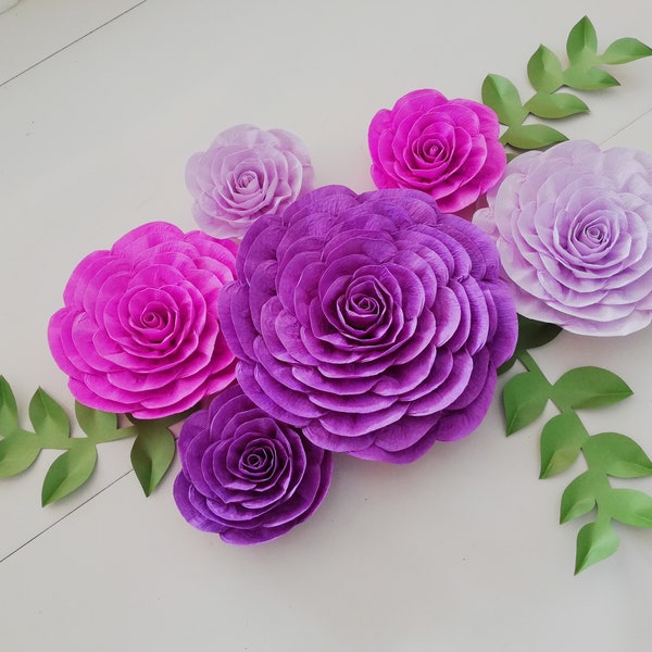 Large Paper Flowers - Etsy