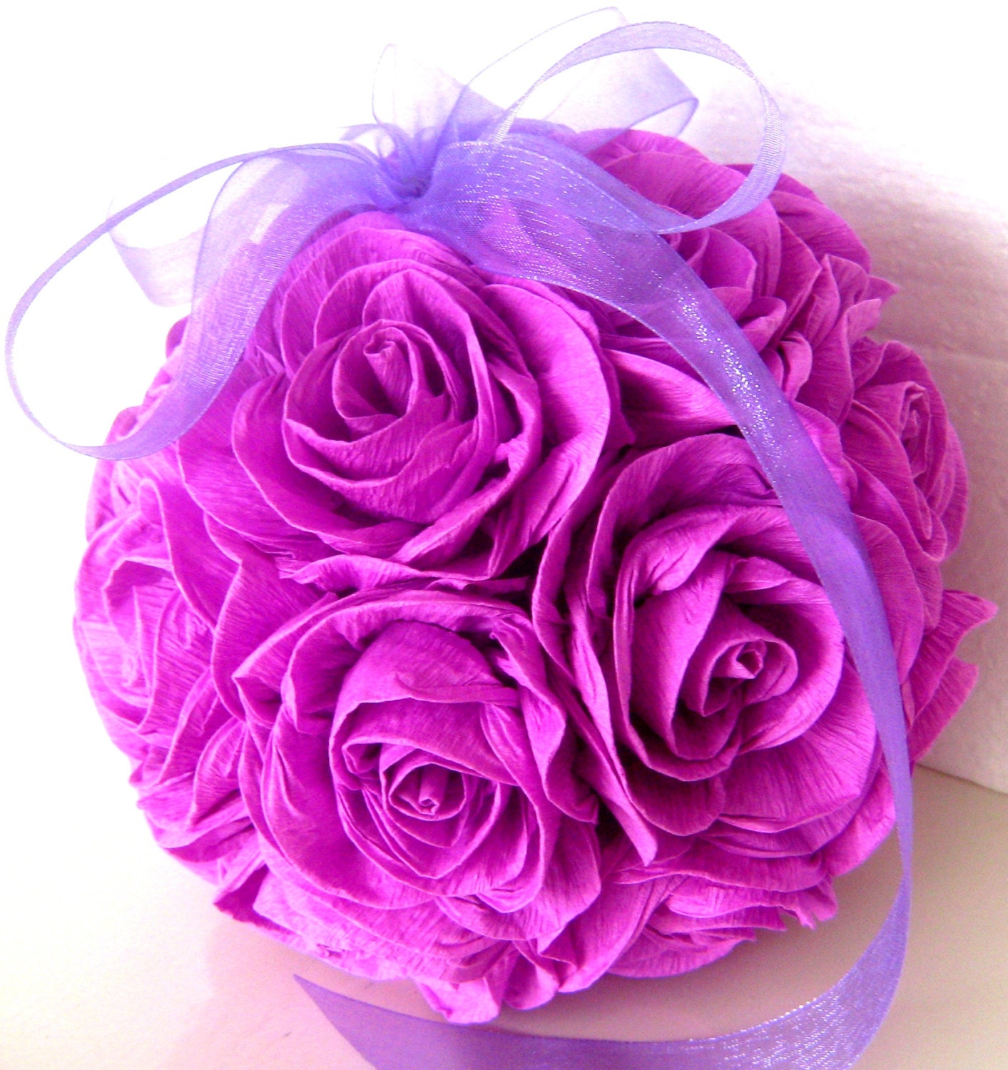 Centerpieces Isabela Encanto Birthday Crepe Paper Flowers Etsy