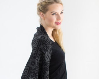 Bolero O'Mon Dieu in nero-grigio