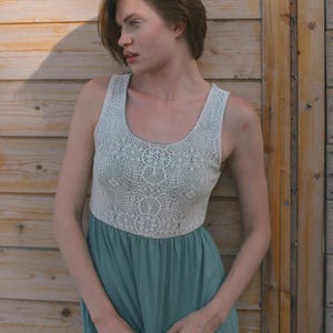 Midi Dress Maya Mint Lace