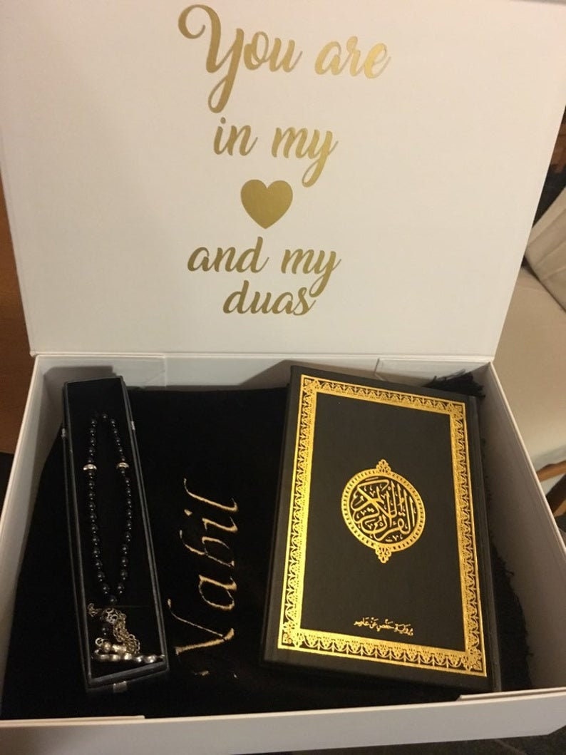 Ensemble de cadeau musulman avec tasbih de tapis et Coran | Etsy