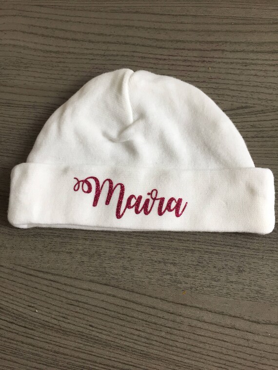 personalised baby cap