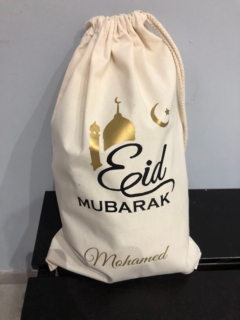 Eid gift bag Toys bag Eid personalised name Eid Etsy