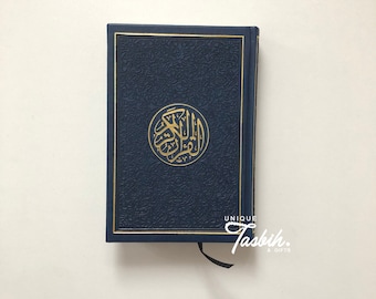 Skórzany tłoczony tęczowy Koran normalny rozmiar | Tęczowy Koran | Arabski Koran | Prezent muzułmański | Arabski prezent | Prezent na Ramadan