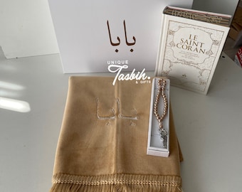 Personalised gift box FRENCH (Rug - Quran - Tasbih)