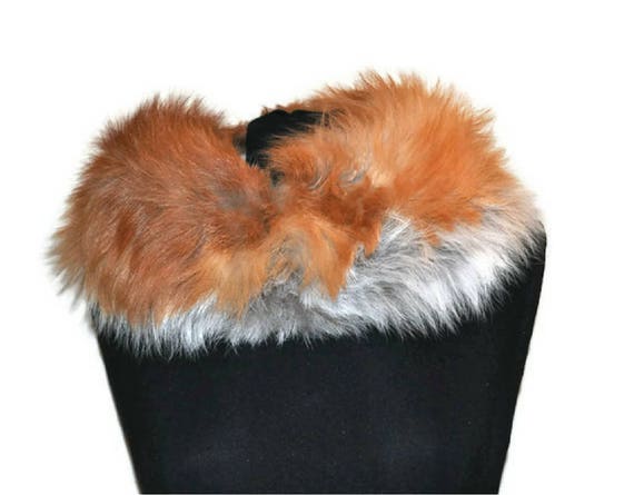orange fox fur