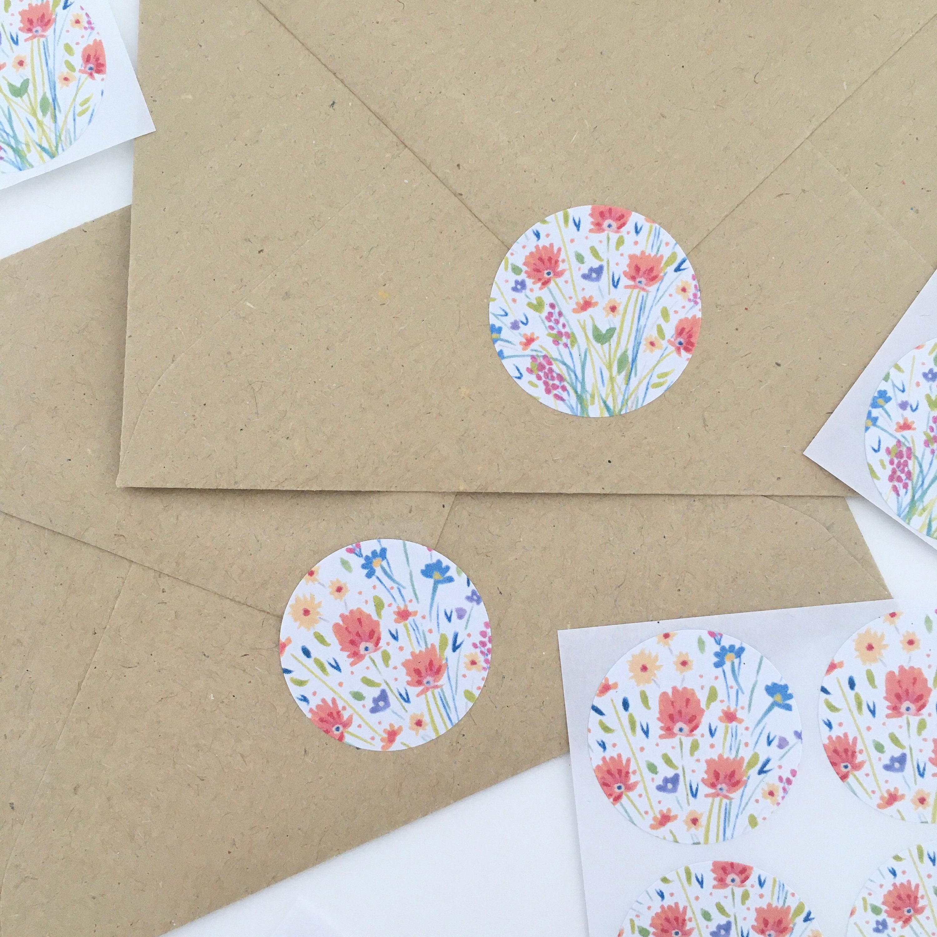Floral sticker pack decorative stickers envelope stickers Etsy