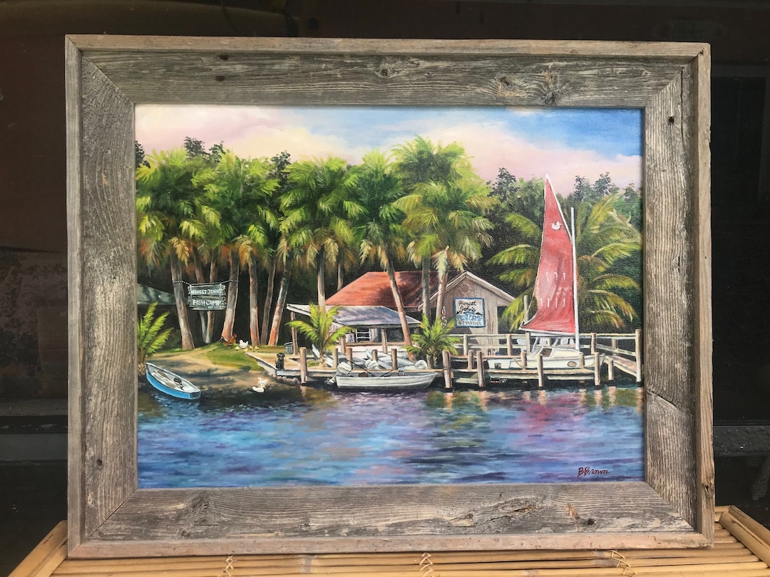 Wabasso Vero Bait And Tackle White's Tackle Gift Greeting Cards