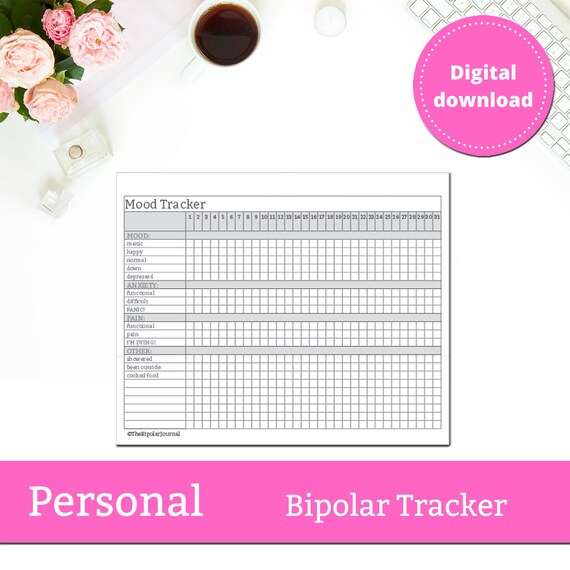 PRINTABLE PERSONAL planner insert The bipolar/mental health | Etsy