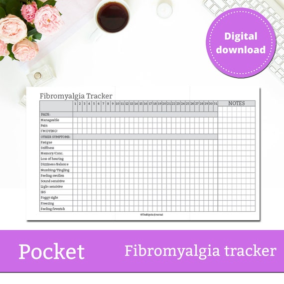 FIBROMYALGIA SYMPTOM TRACKER Track Your Symptoms Printable Etsy FIBROMYALGIA SYMPTOM TRACKER Track Your Symptoms Printable Etsy