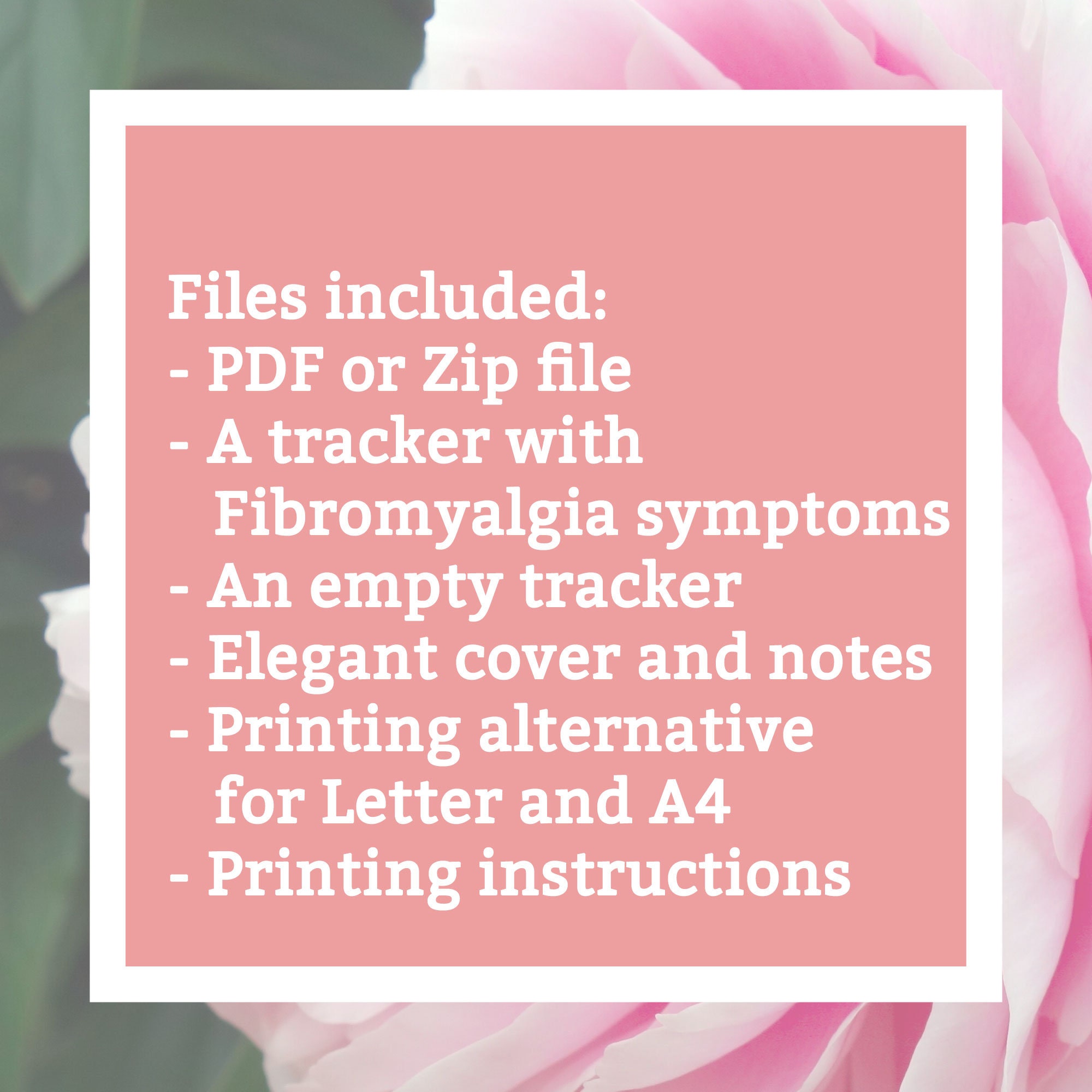 PRINTABLE PASSPORT Planner Insert, the Fibromyalgia Tracker, Track Your ...
