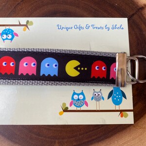 Pac-man Keychain; Key Fob - Etsy