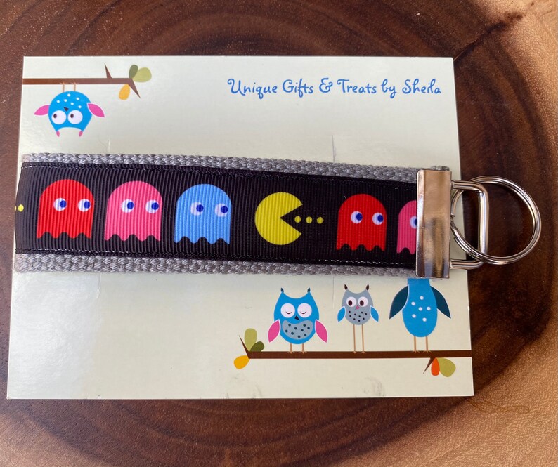 Pac-Man Keychain; Key Fob