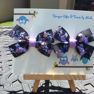 Villains (Cruella, Maleficent, Ursula) Hair Bows