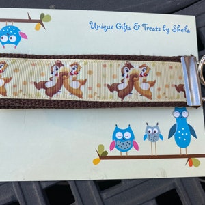 Chip and Dale Keychain; Key Fob