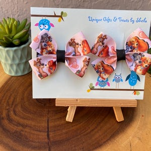 Lady and The Tramp Hair Bows