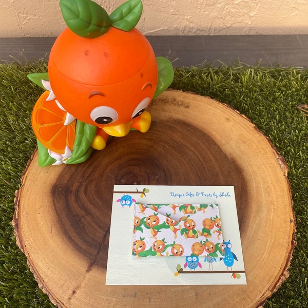 Disney Orange Bird Gift Card; Credit Card Holder