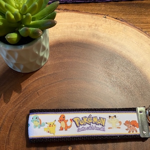 Pocket Monster; Cartoon Video Game Keychain; Key Fob