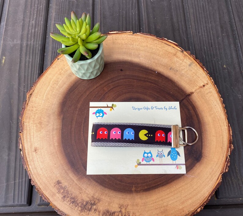 Pac-Man Keychain; Key Fob