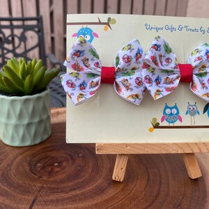 Disney Ink and Paint Inspired Hair Bows
