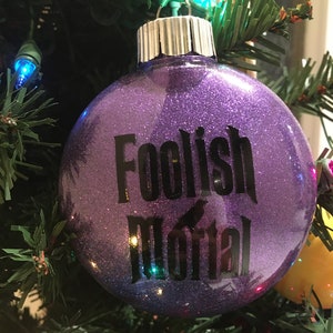 Haunted Mansion Ornament; Foolish Mortal Ornament