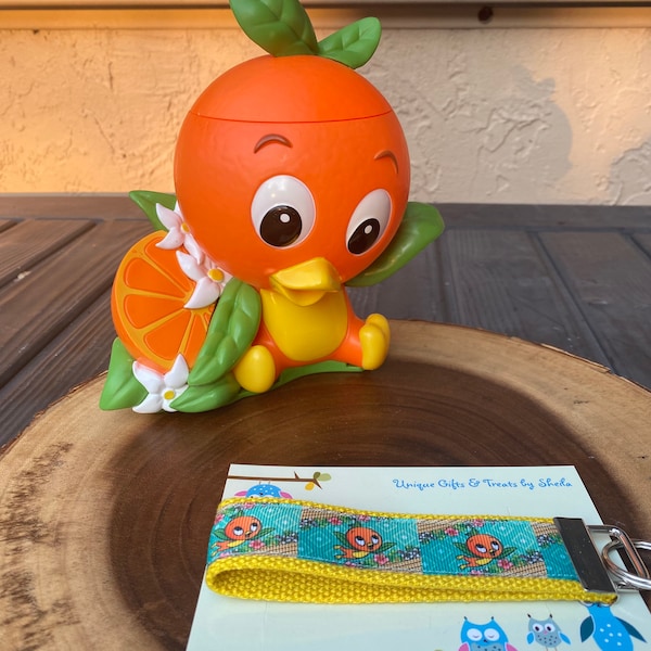 Disney; Florida Orange Bird Keychain; Key Fob