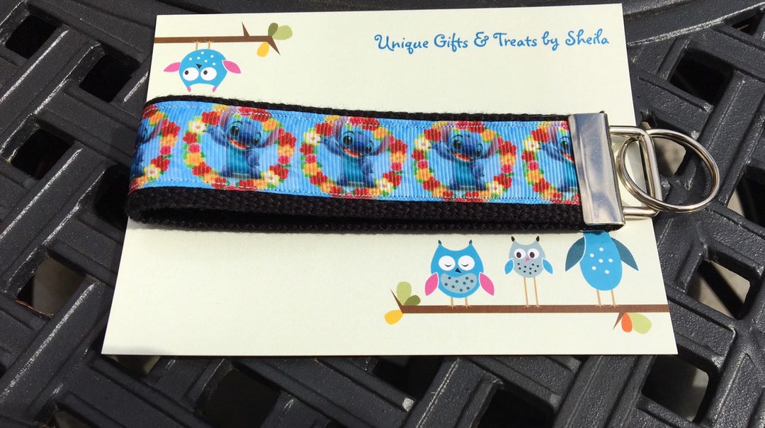 Disney Stitch Lilo and Stitch Key Fob Keychain Wristlet - Etsy